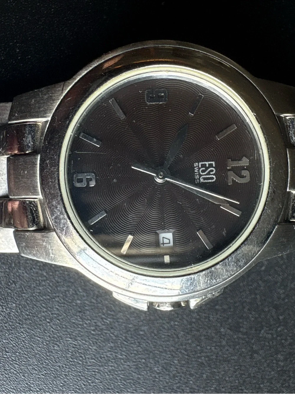 Silver Stainless Steel Back Ladies Bracelet Watch